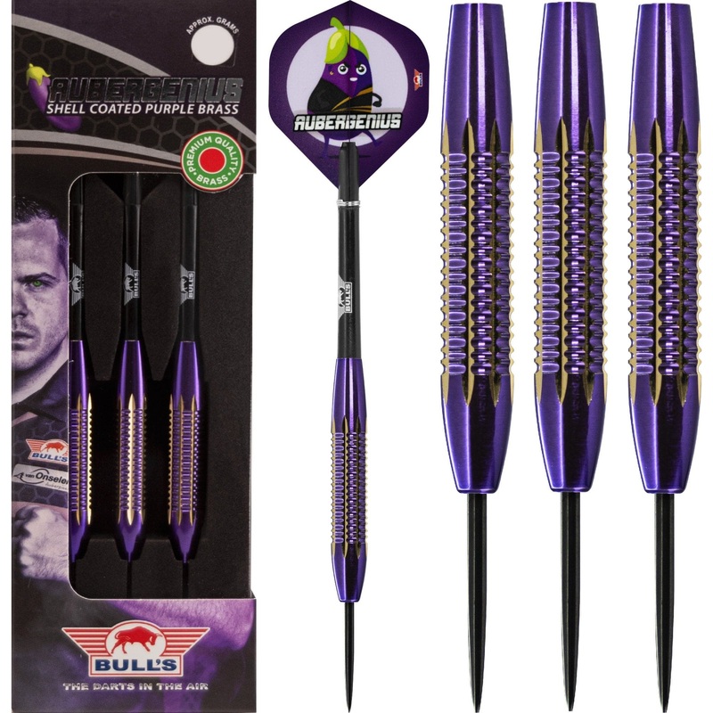 Bulls Dirk van Duijvenbode Darts – Steel Tip – Aubergenius Brass – 21g 21g