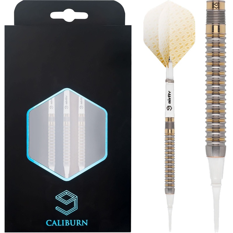 *Caliburn Artisan II Darts – Soft Tip – 90% – Gold 18g