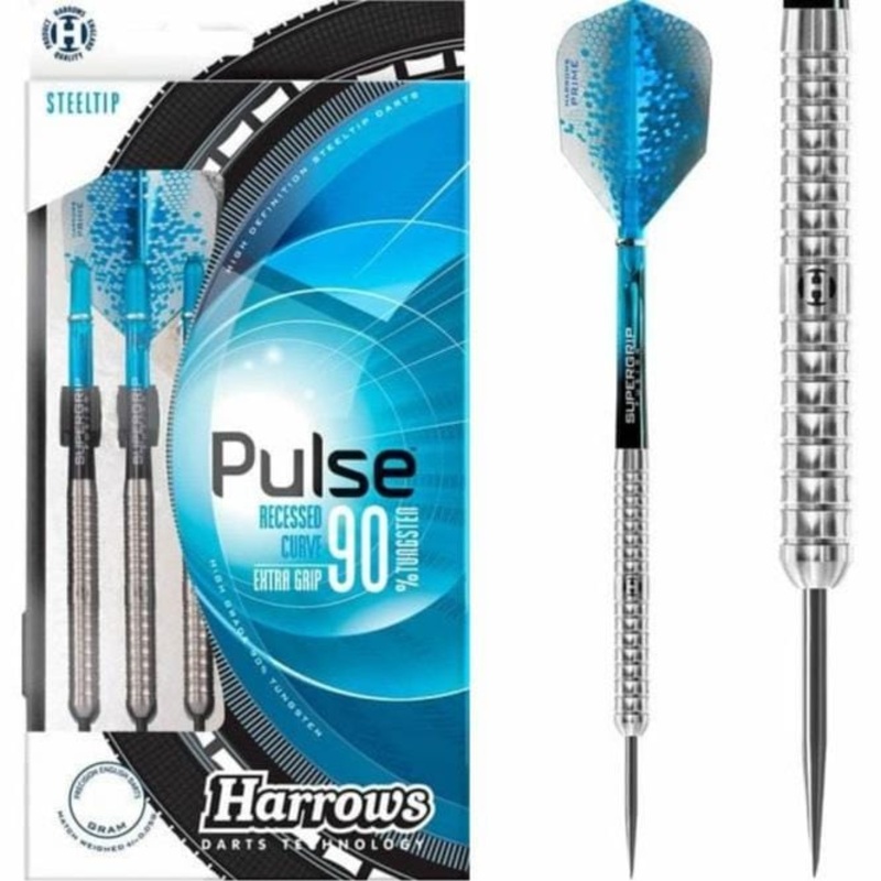 Harrows Pulse Darts – Steel Tip – Made in England 21g