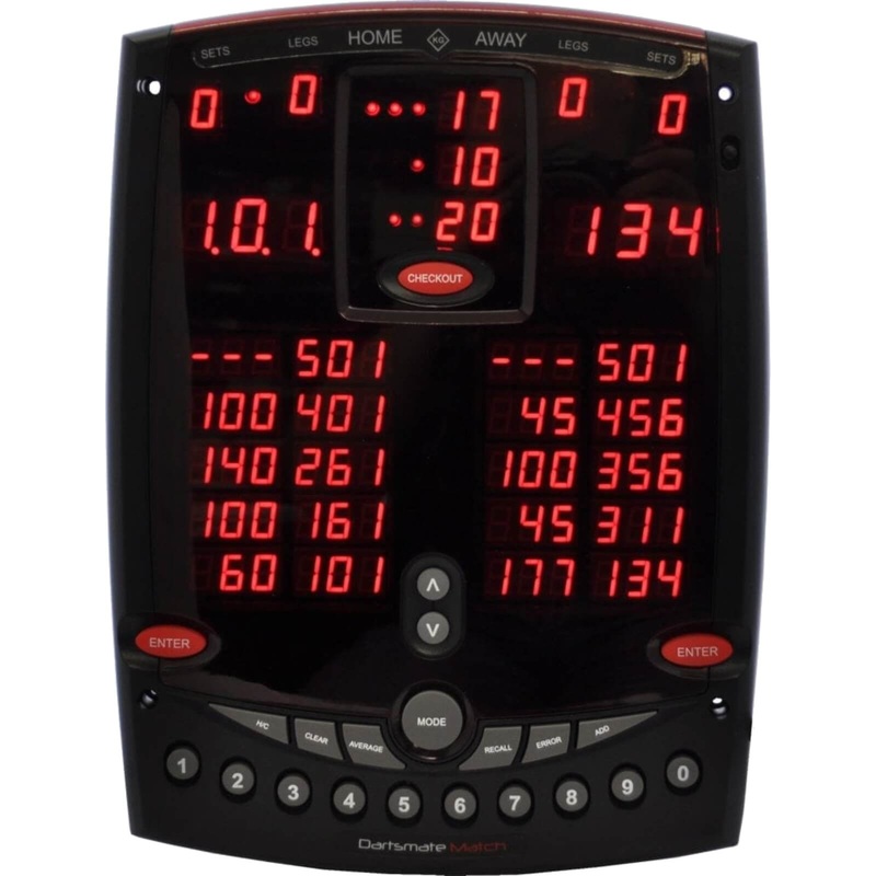 KeyGlory – Scoreboards – Dart Scorer – League Approved – Dartsmate Match – Includes vs Computer