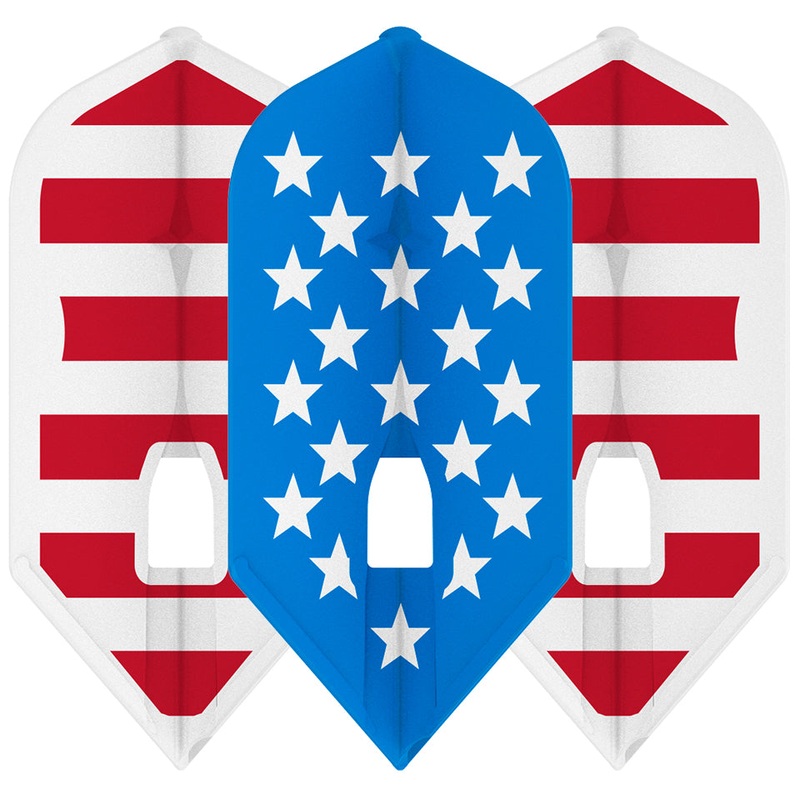 L-Style Pro American Flag V2 Dart Flights – L6 / Slim Stars & Stripes