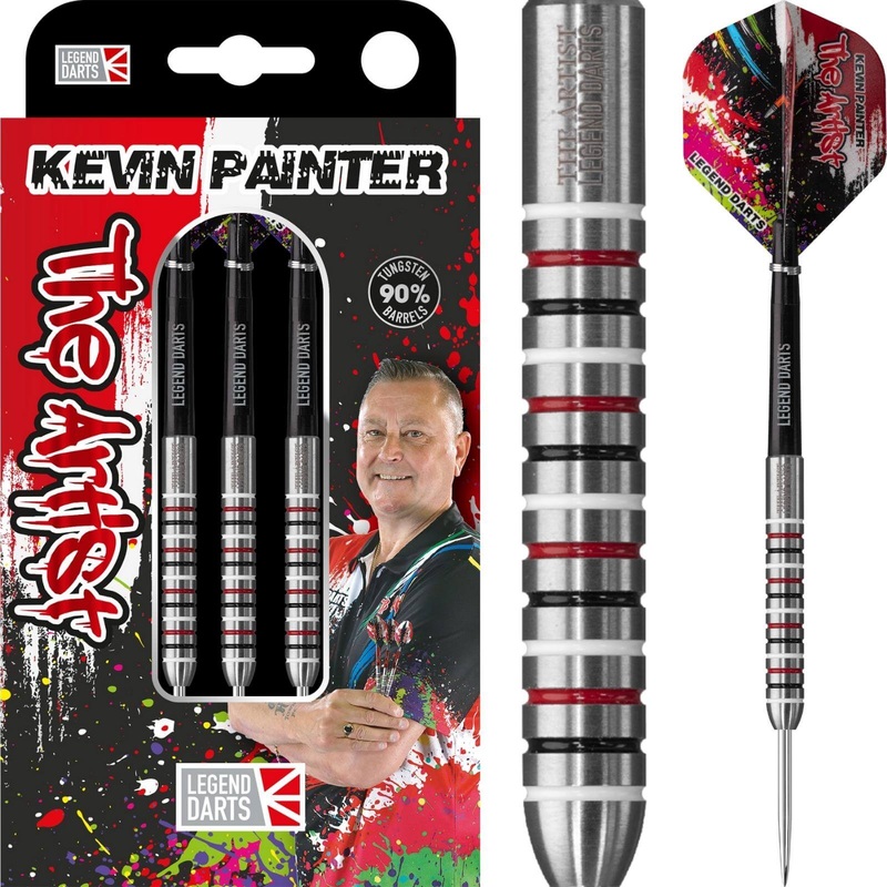 Legend Darts – Kevin Painter Darts – Steel Tip – 90% Tungsten – 22g 24g 22 grams