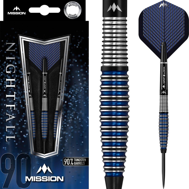 Mission – Nightfall M4 Darts – Steel Tip – 90% Tungsten – 22g 24g 26g 22 grams