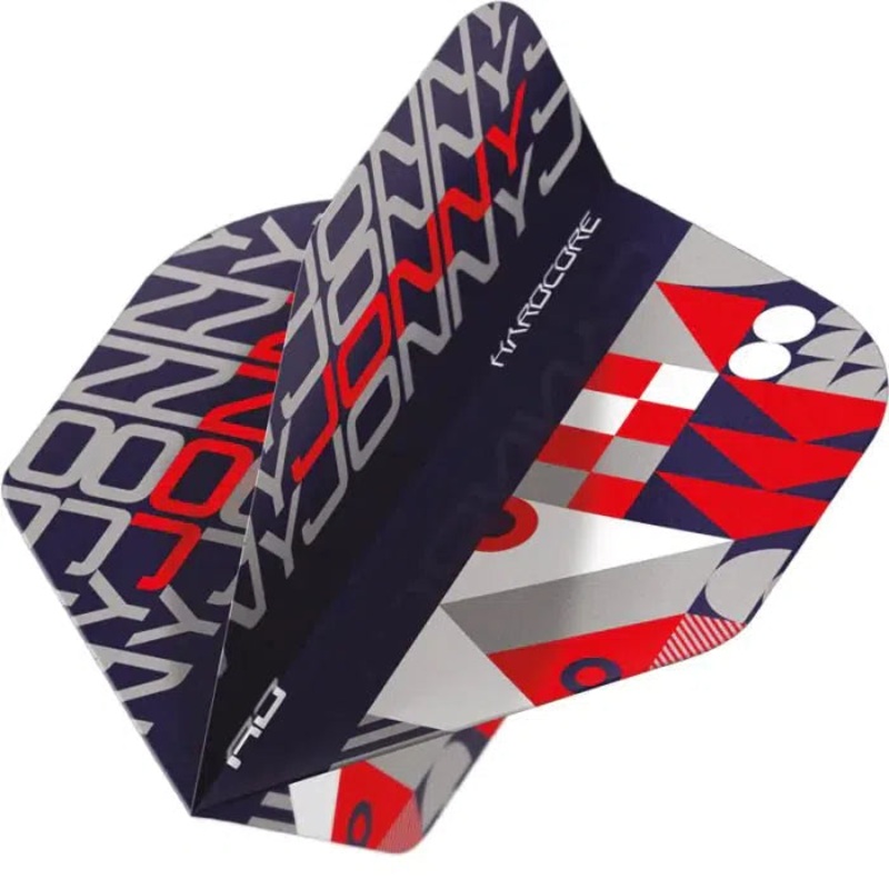 Red Dragon Hardcore Jonny Stack Black & Red Flights