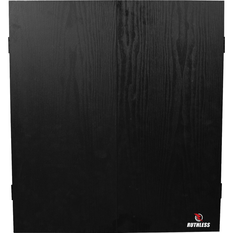 Ruthless Dartboard Cabinet – Square Design – Black