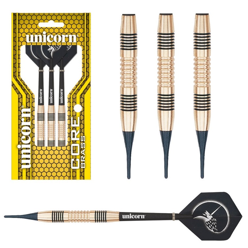 Unicorn Core Brass Soft Tip Darts 17 Gram