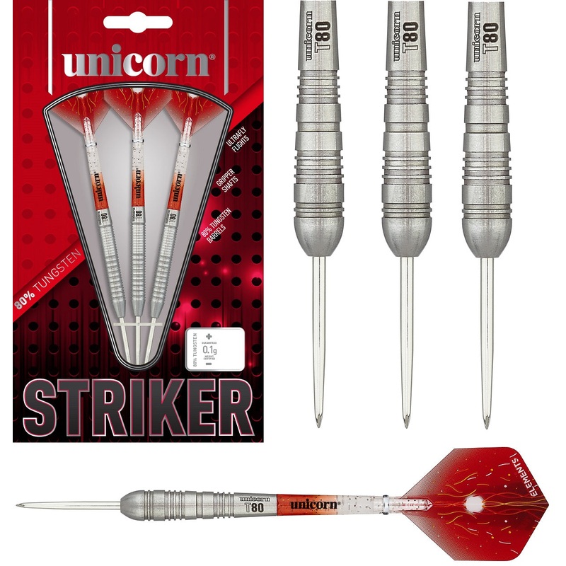 Unicorn Striker Type 4 80% Tungsten Steel Tip Darts 23 Gram