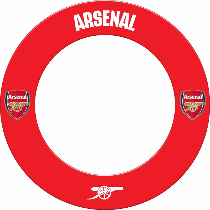 Arsenal FC Dartboard Surround – Official Licensed – The Gunners – S1 – Red – Logo