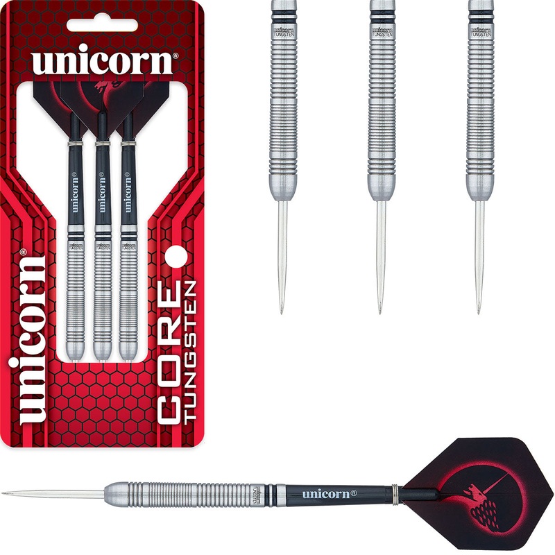 Core Tungsten Style 2  Steel Tip Darts by Unicorn 20 Gram