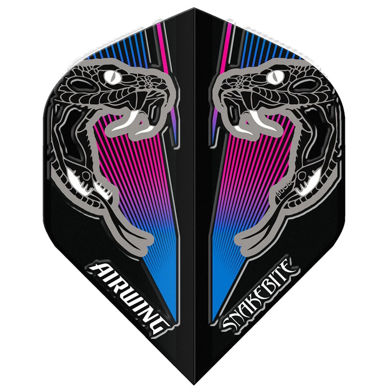 Red Dragon Airwing Peter Wright Dart Flights – Standard Blue & Pink