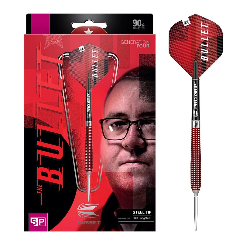 Target Darts Stephen Bunting Gen 4 90% Tungsten Steel Tip Darts 12 GRAM