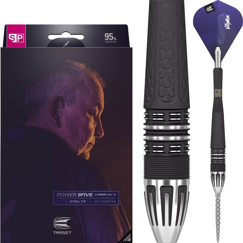 Target – Phil Taylor Gen 10 Darts – Swiss Point – Steel Tip – 95% Tungsten – 22g 24g 26g 22 grams