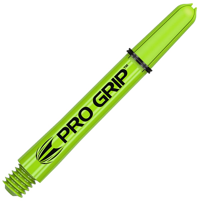 Target Pro Grip Nylon Dart Shafts – Medium Lime Green (3 Sets)