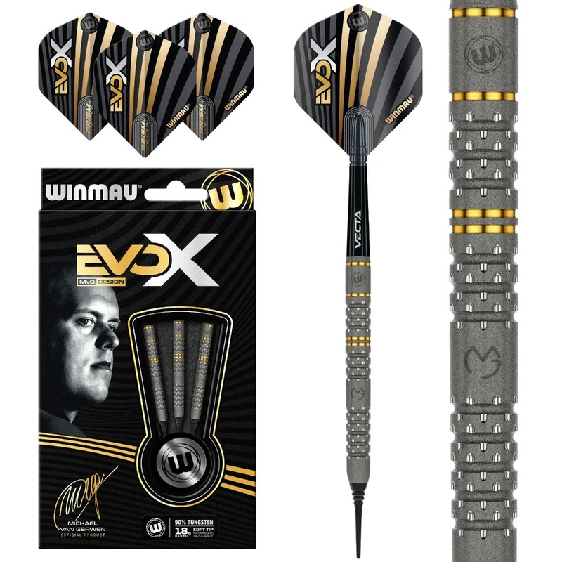 Winmau MVG Evo-X 90% Soft Tip Darts 20 GRAM