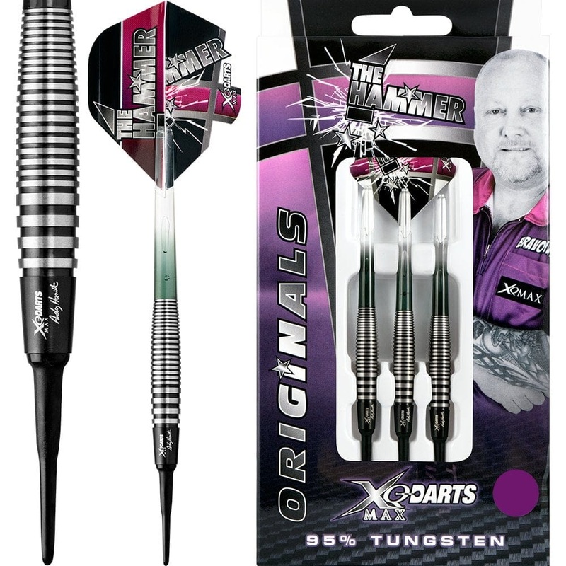 *XQMax Andy Hamilton Darts – Soft Tip Tungsten – The Hammer 18g