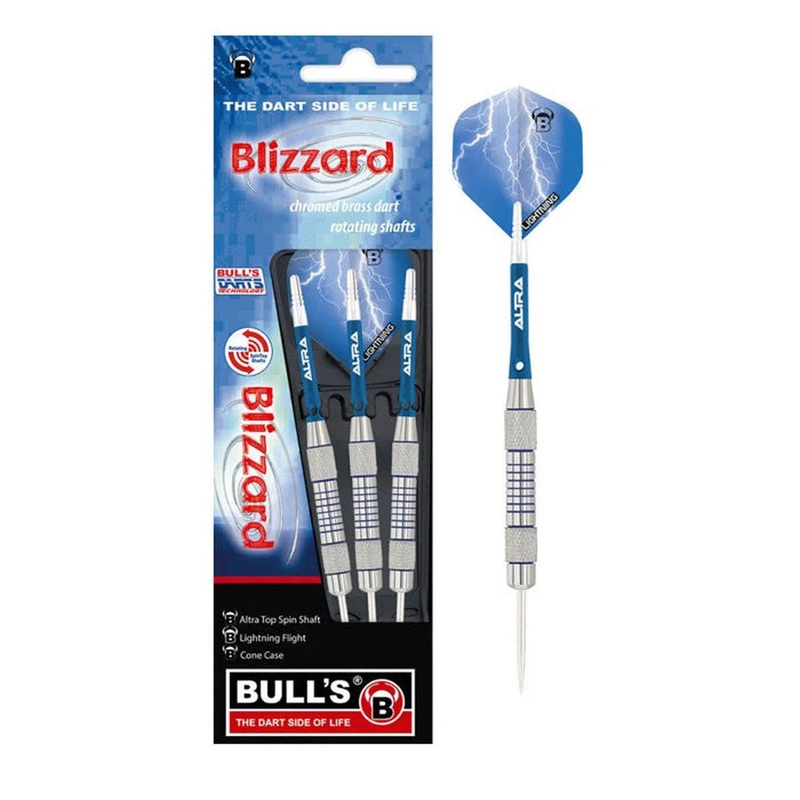 Bull’s DE Blizzard Chromed Brass Steel Tip Darts 20 GRAM