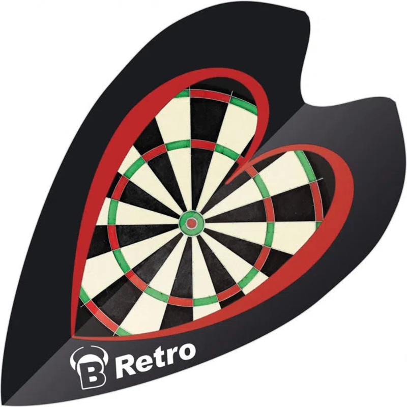 Bull’s DE Retro Dart Board Dart Flights