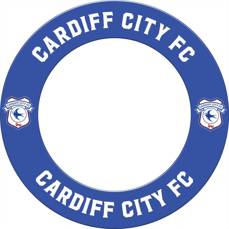Cardiff City FC – Official Licensed – Dartboard Surround – S1 – Blue Crest