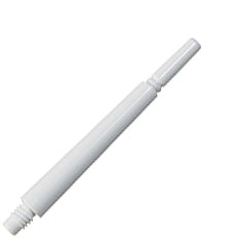 Fit Flight Gear Normal Locked Dart Shafts – Super Medium #6 (35.0mm) White