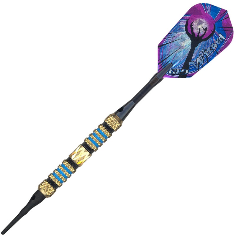 GLD Wizard Soft Tip Darts – Blue Rings 18gm