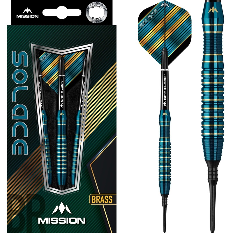 *Mission Solace Darts – Soft Tip Brass – M1 – Dark Green 20g