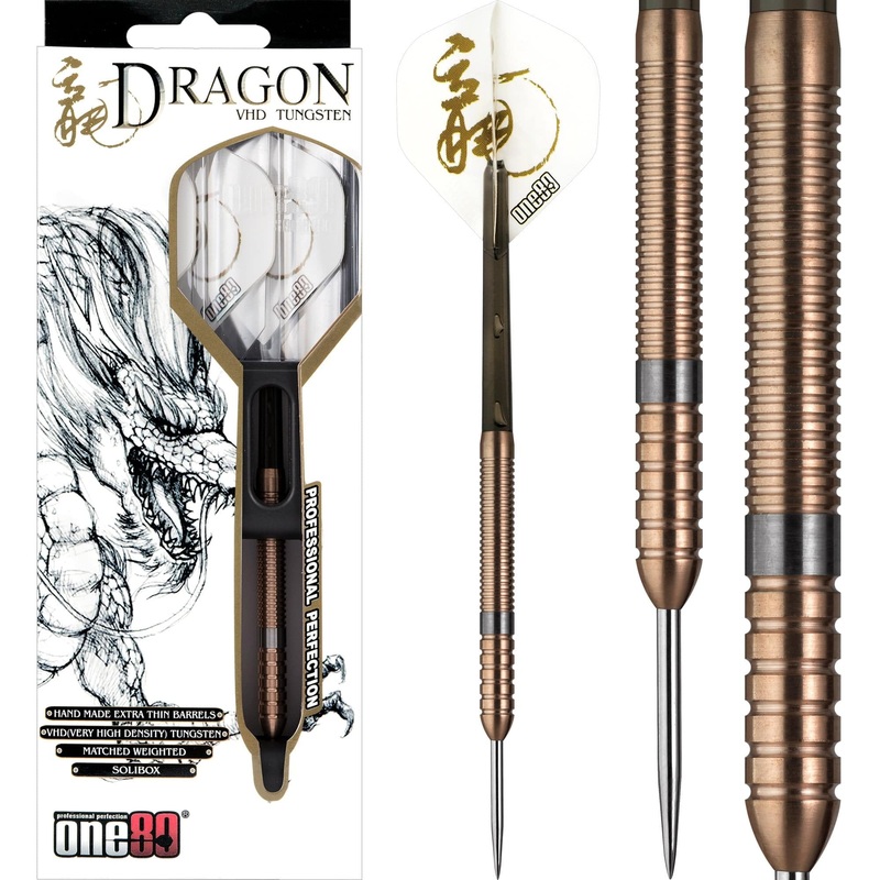 One80 FIRE Dragon Darts – Steel Tip Tungsten – Hand Made 20g