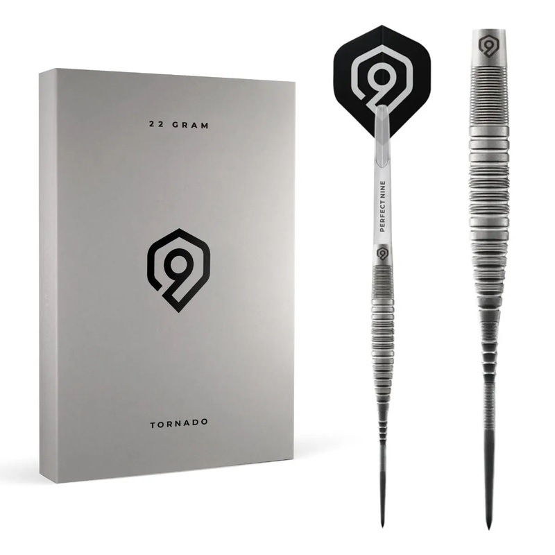 Perfect Nine Tornado 90% Tungsten Steel Tip Darts 22 GRAM