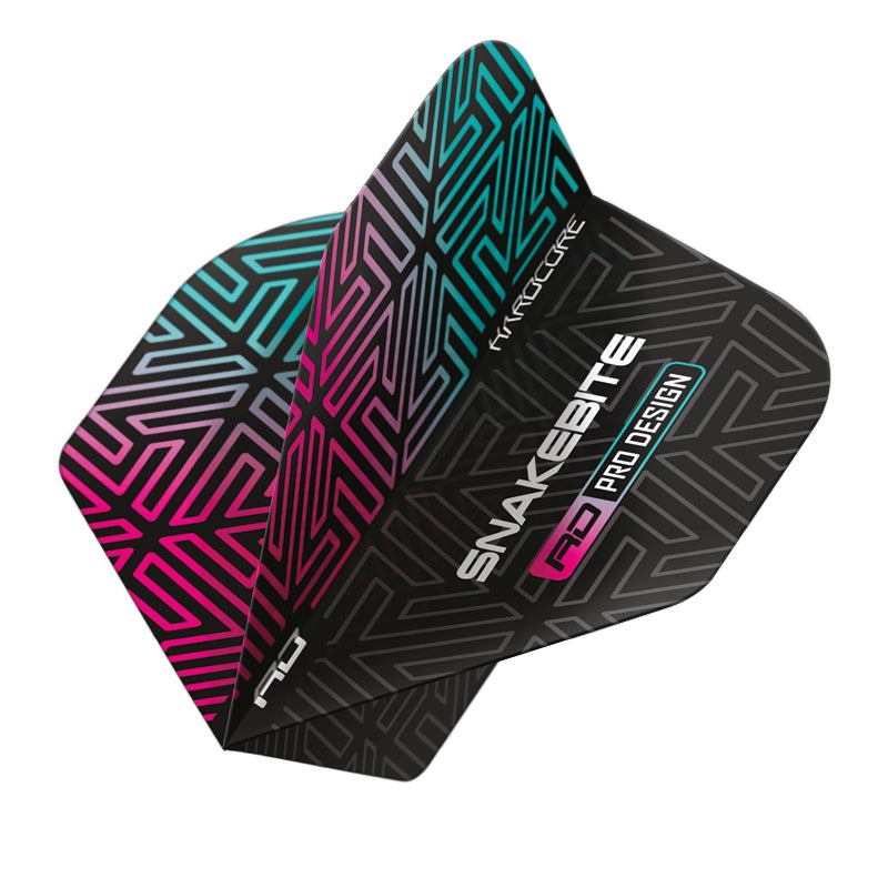 Peter Wright Snakebite Black & Rainbow Hardcore Premium Standard