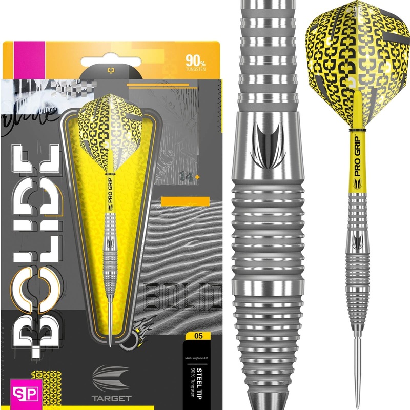 Target – Bolide 05 Darts – Swiss Point – Steel Tip – 90% Tungsten – 22g 24g 22 grams