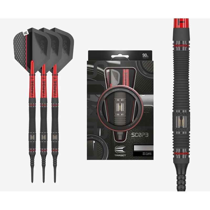 Target SCOPE 11 Soft Tip Darts 90% Tungsten 19g