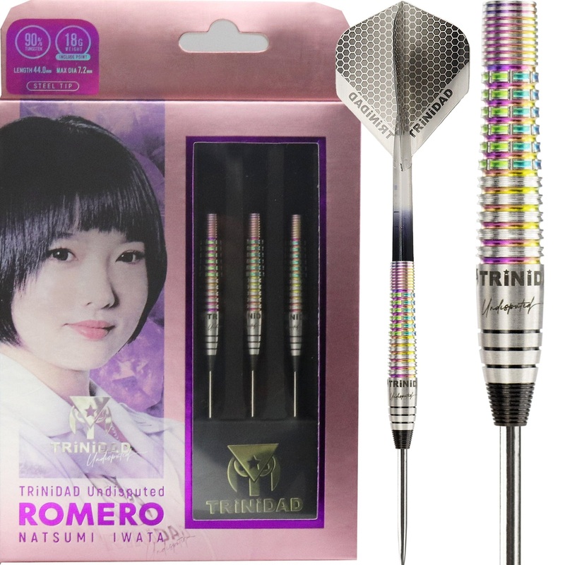 Trinidad Undisputed Darts – Steel Tip – 90% Tungsten – Romero – 18g