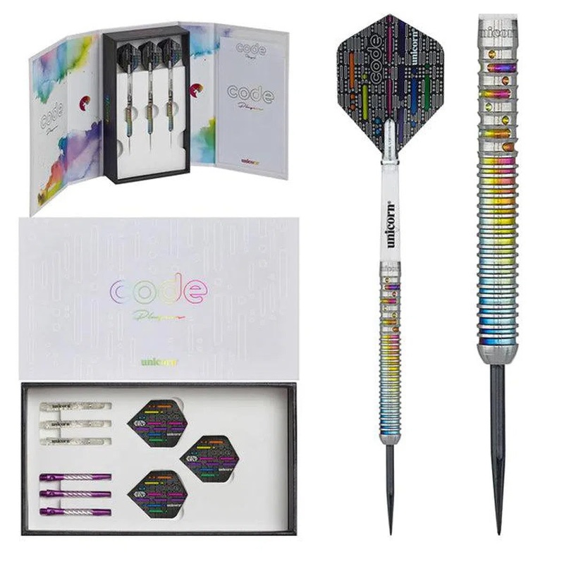 Unicorn Gary Anderson Code 90% Tungsten Steel Tip Darts 21 GRAM