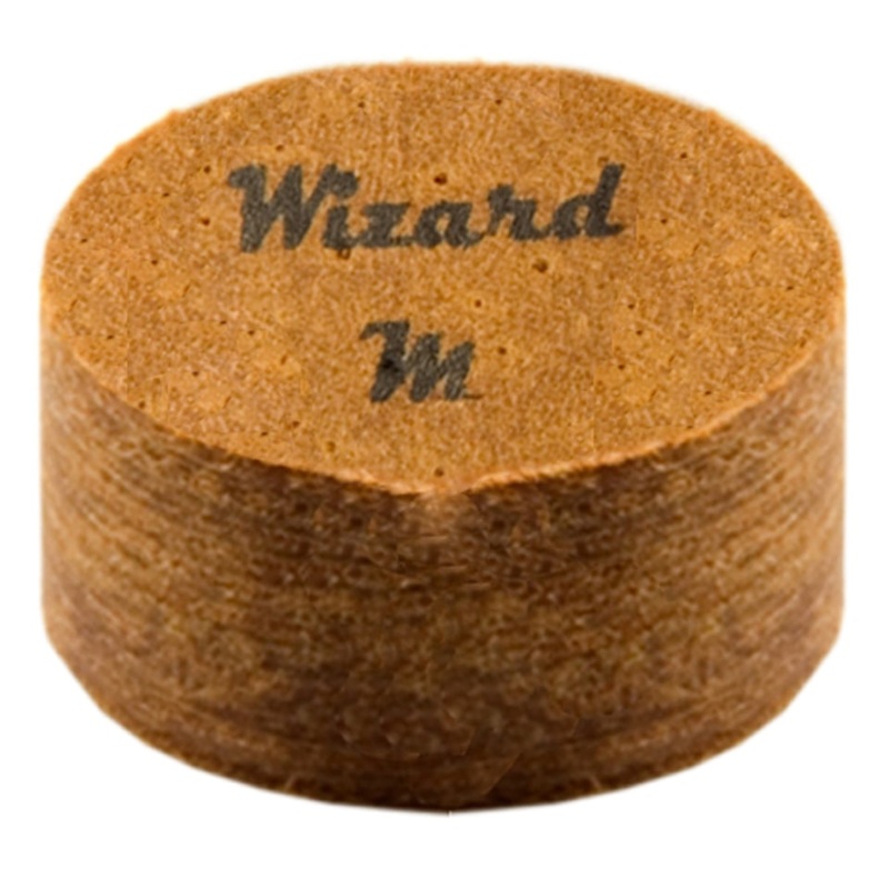 Wizard Tan Soft Billiard Cue Tip – Medium 14mm