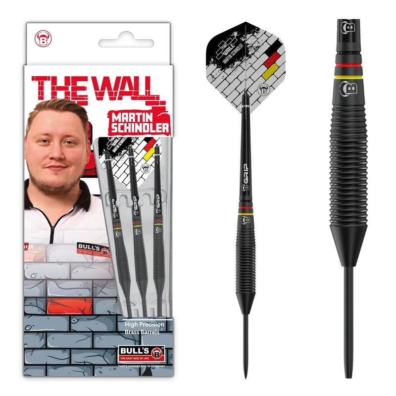 Bull’s DE Martin Schindler Black Brass Steel Tip Darts 21 GRAM