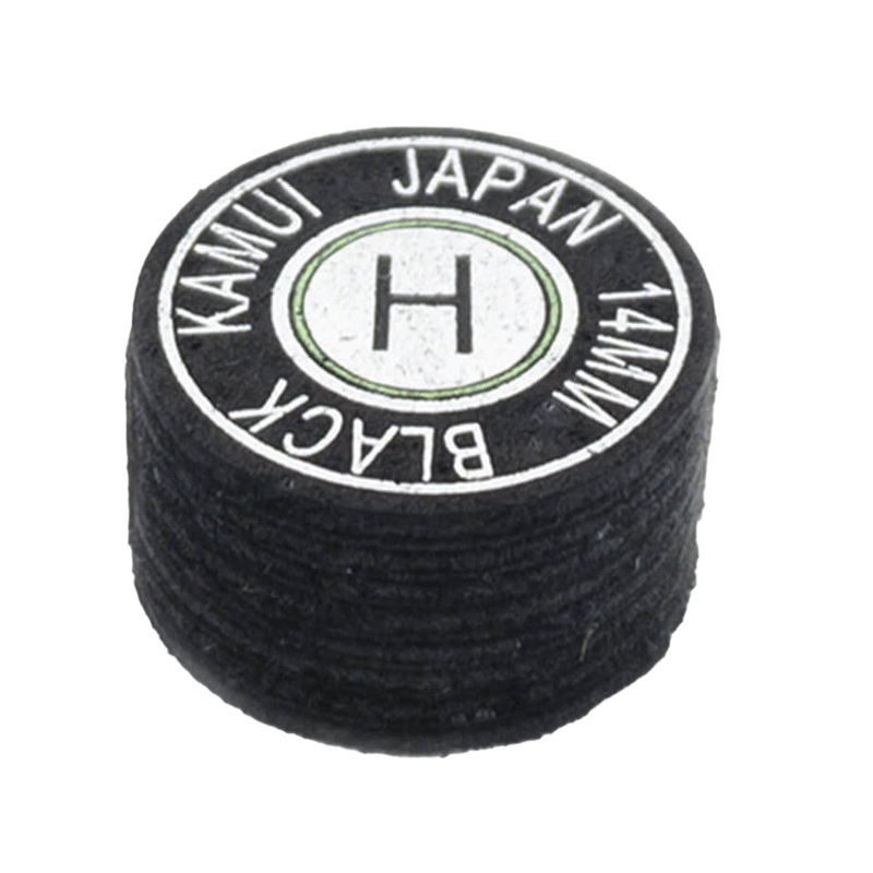 Kamui Black Billiard Cue Tip – Hard 14mm