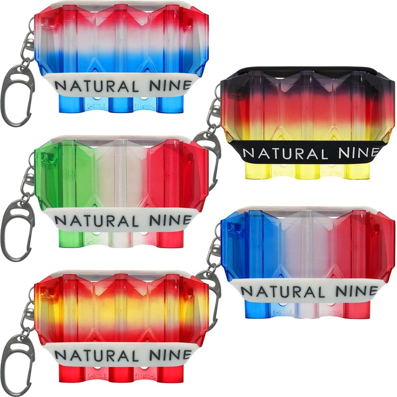 *L-Style – Natural 9 – KrystaL Flight Case – Tri Colour Blue