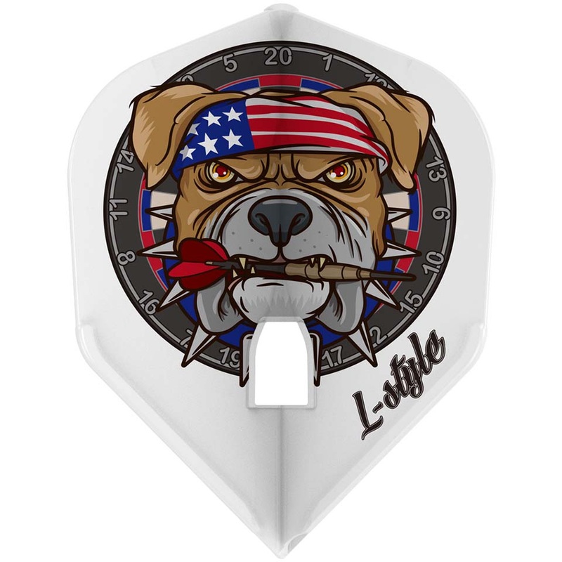 L-Style Randy Van Dursen V3 Dart Flights – L3 / Shape White