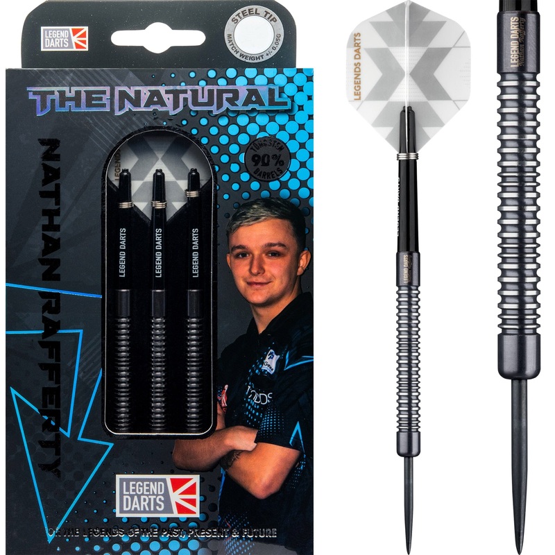 *Legend Darts – Steel Tip – The Natural – Nathan Rafferty 21g