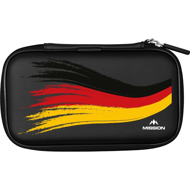 Mission Designed EVA Dart Case – Deutschland Design – Flag Colours – Brush Stroke