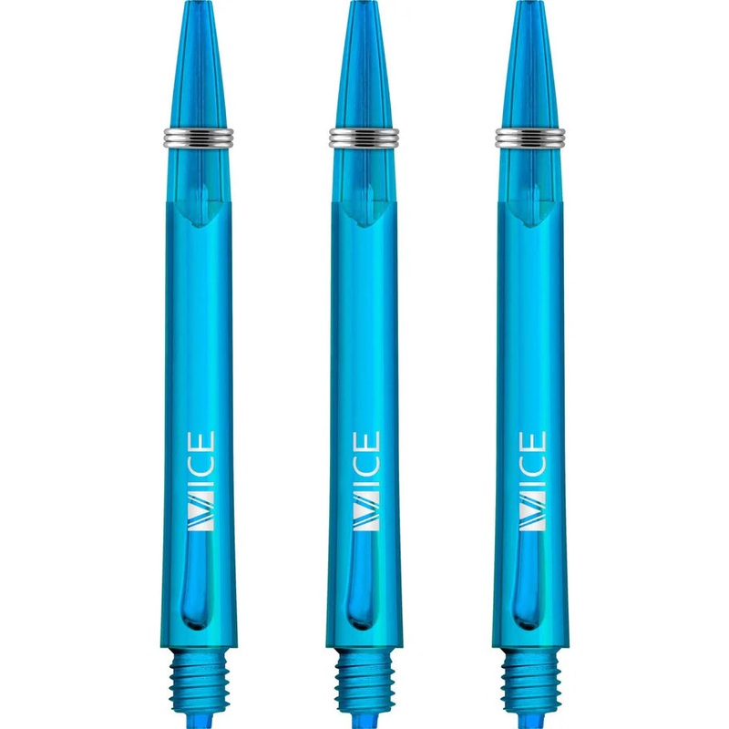 One80 Proplast Vice Dart Shafts – Sky Blue – Medium Polycarbonate Medium (48mm in length excluding thread) Sky Blue