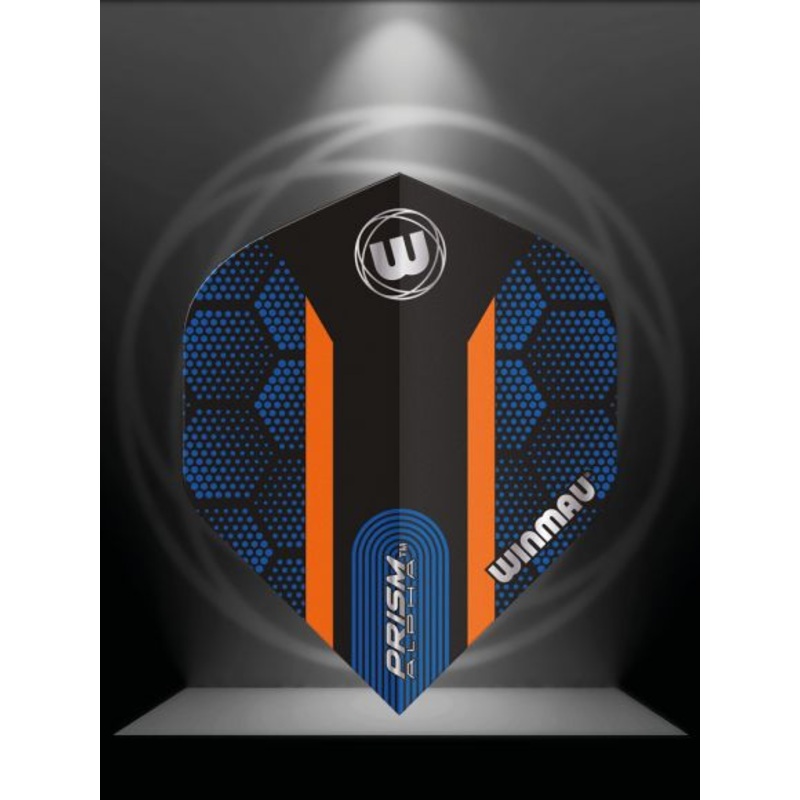 Prism Alpha Blue & Orange Hexagon Extra Thick Standard 100 Micron Poly metronic extra thick