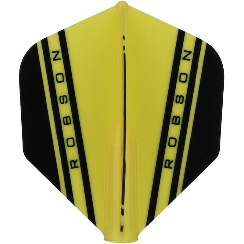 Robson Plus V Dart Flights – Standard Yellow