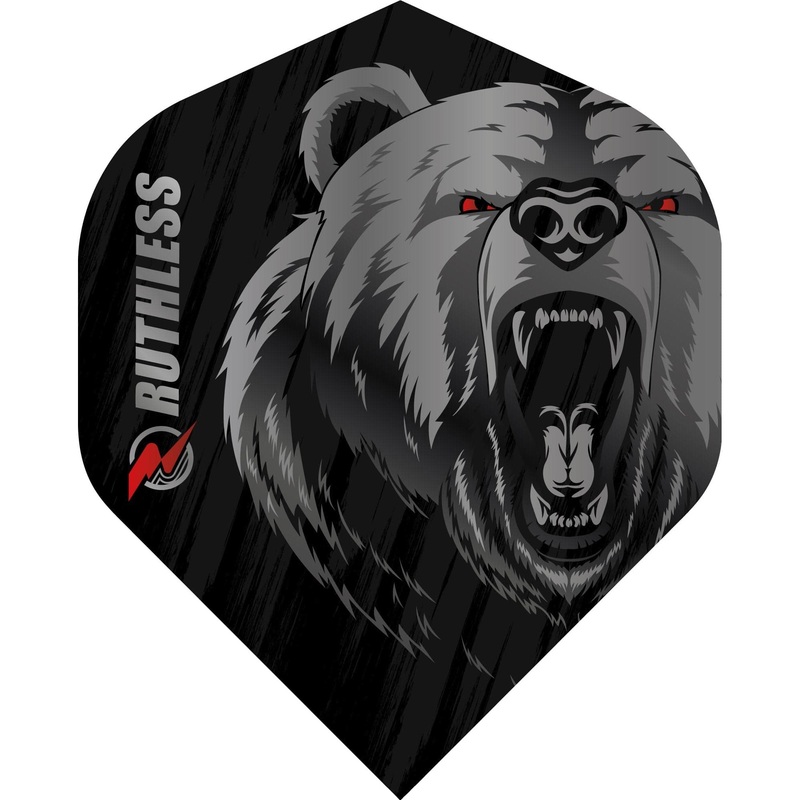 Ruthless Dart Flights – 100 Micron – Std – No2 – Bear