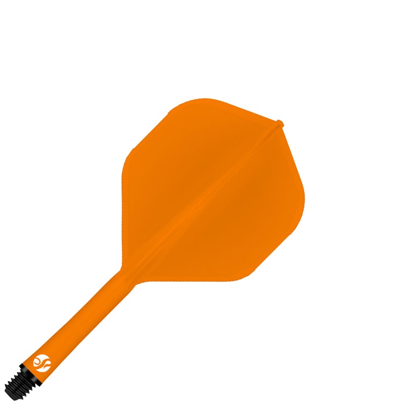Shot Flight Deck Dart Flight and Shaft System – Standard Short Orange