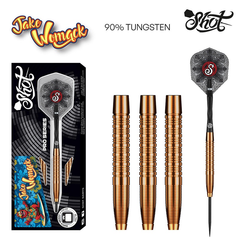 Shot Jake Womack 90% Tungsten Darts 23 grams