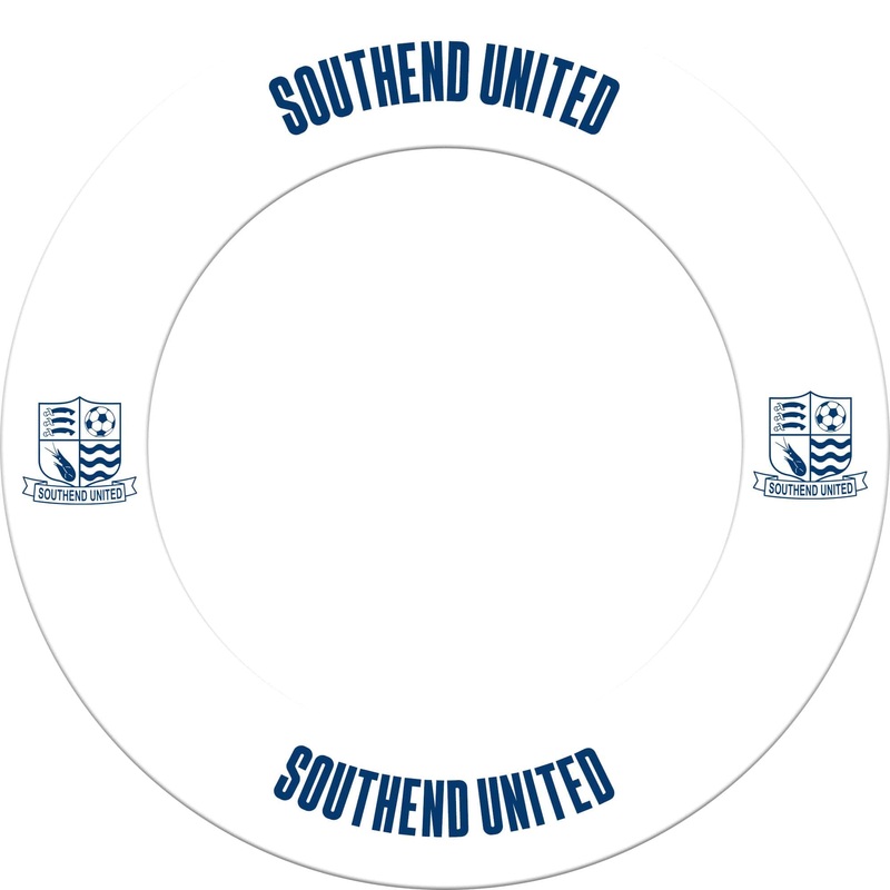 Southend United FC – Official Licensed – Dartboard Surround – S1 – White