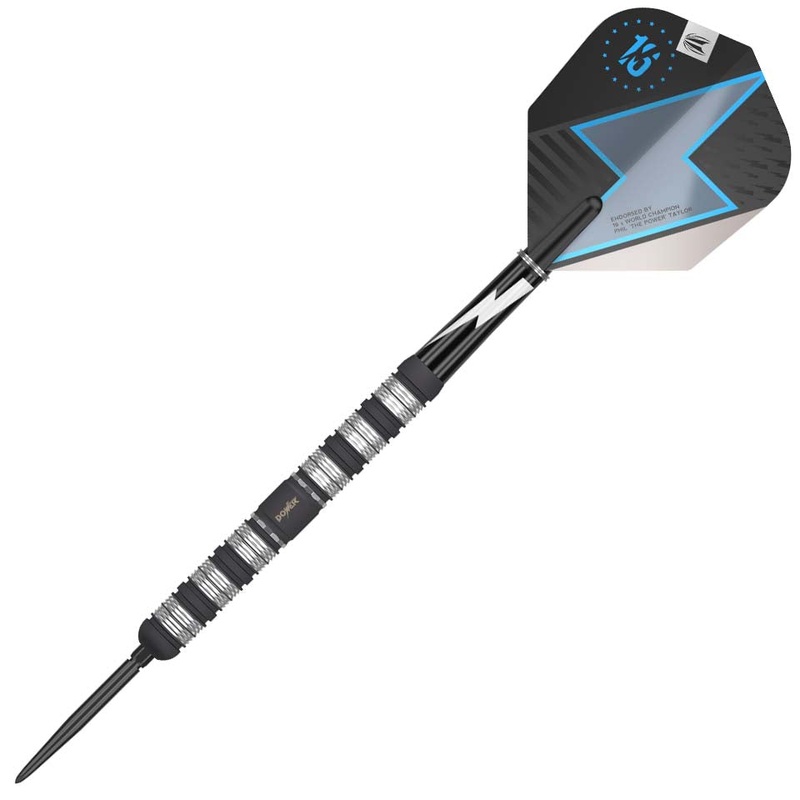 Target Phil Taylor Power Series 80 Swiss Point Steel Tip Darts – 21gm Black