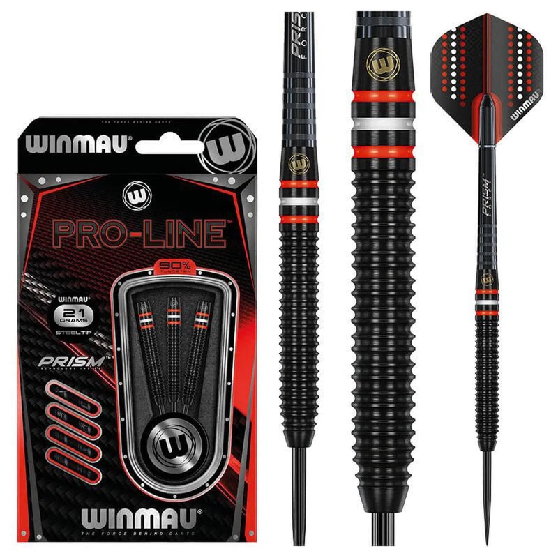 Winmau Pro-Line 90% Tungsten Steel Tip Darts 21 GRAM