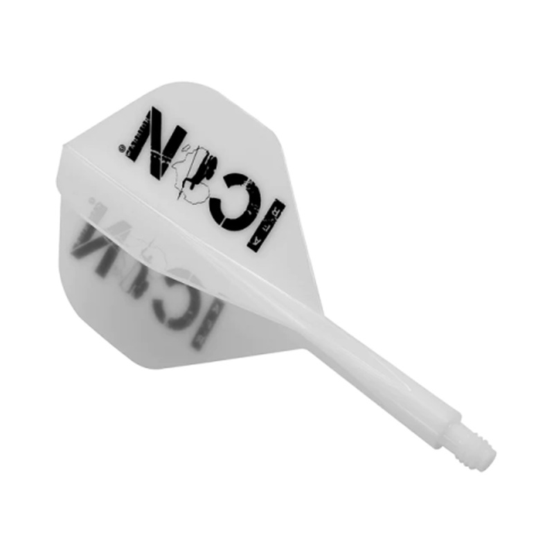 Condor Dart Flights – AXE PLAYER – African Warrior White No2 Standard Short