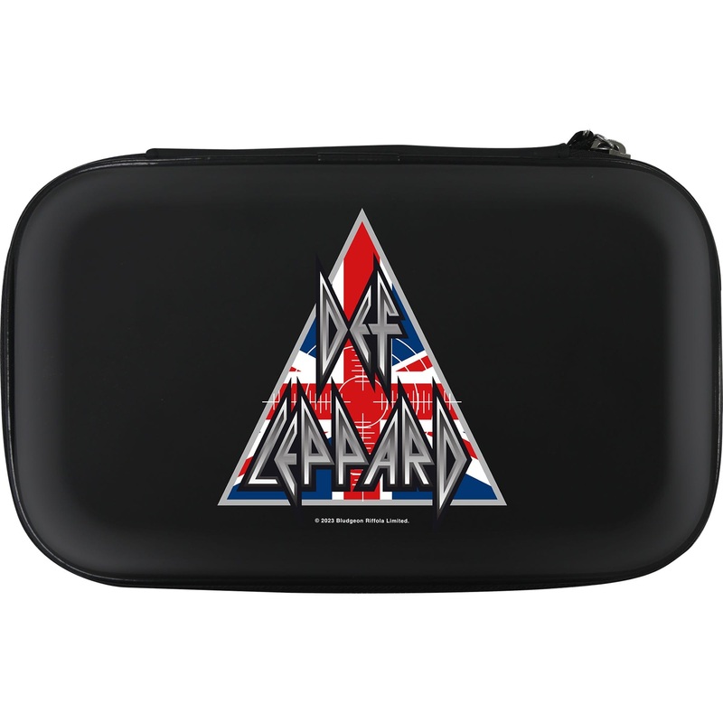 Def Leppard Dart Case – Official Licensed – Strong EVA – W7 – Union Jack – Triangle